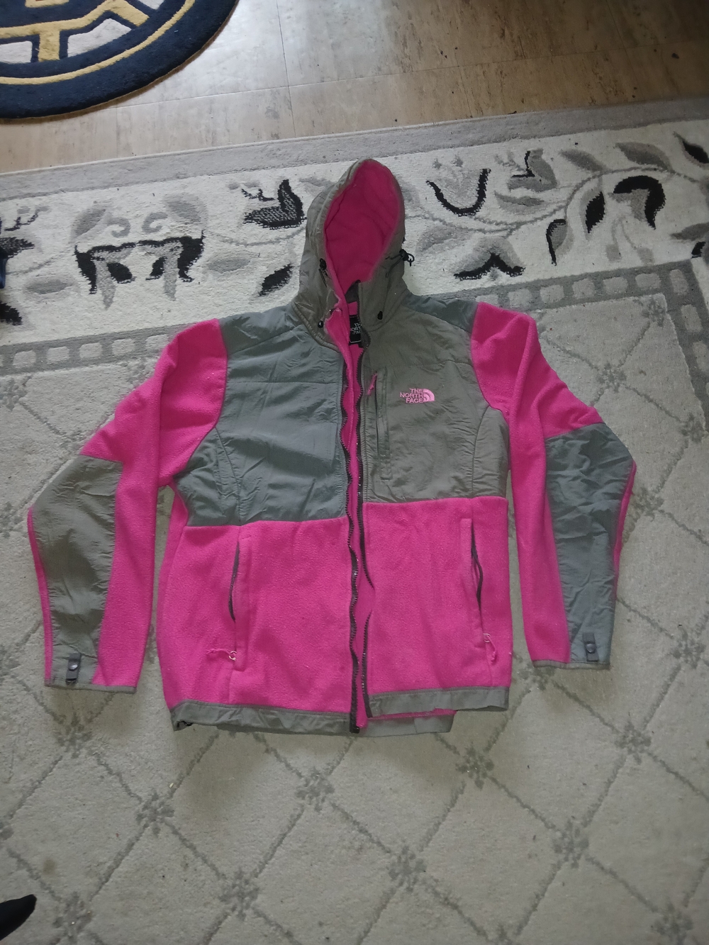 North Face Womens Large Hooded Jacket BROKEN ZIPPER-BUY ONE ITEM CHOOSE ONE FREE